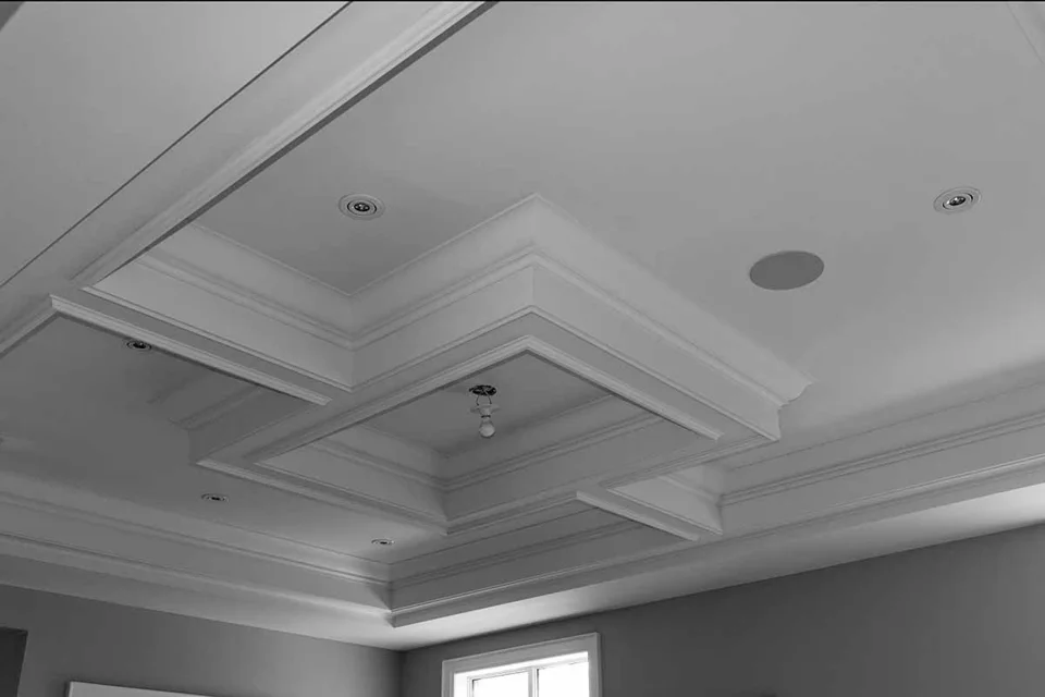 Conception de plafond à caissons