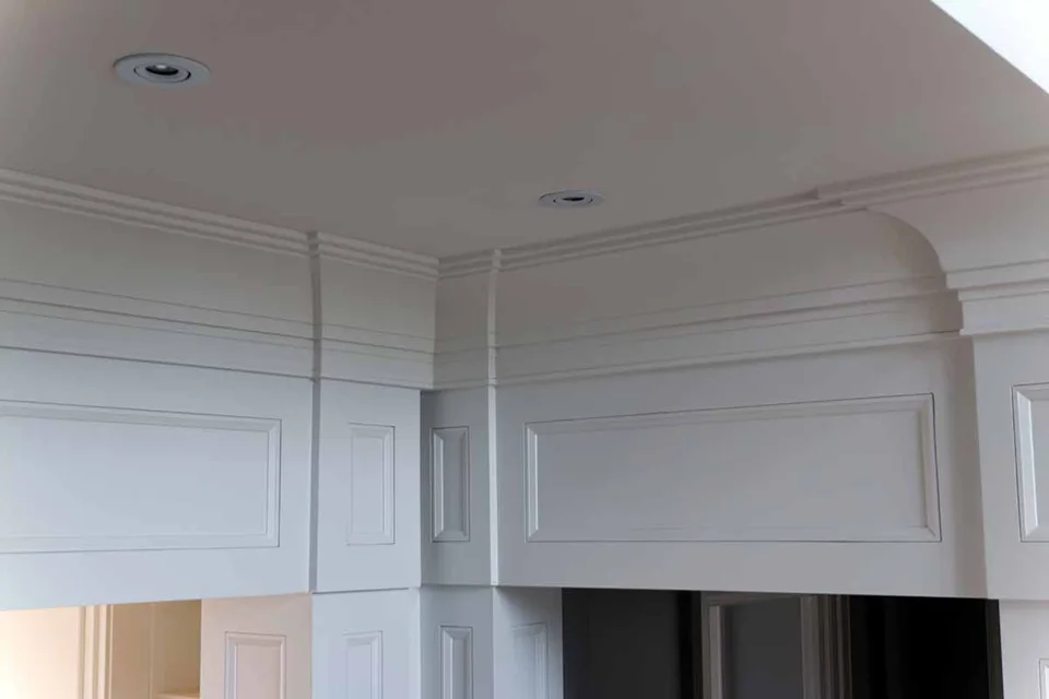 Détail de moulure de plafond