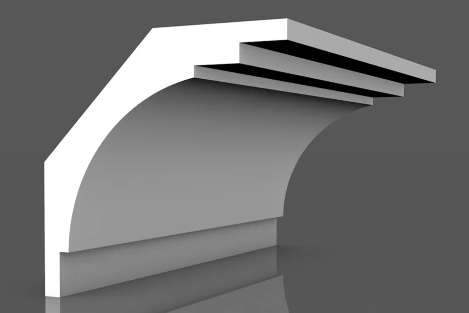 Moulure de plafond Two Step