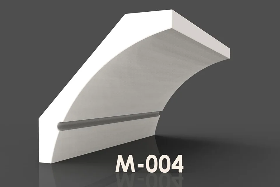 Moulure de plafond rainurée